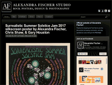 Tablet Screenshot of alexandrafischerstudio.com